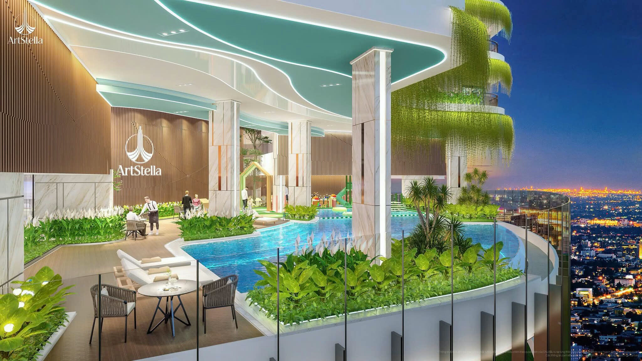 View Hồ Bơi Artstella